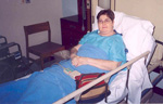 Robin before first total hip replacement surgery