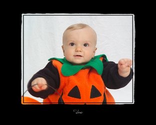 Baby Van in his first Halloween costume