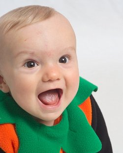 Baby Van in his first Halloween costume