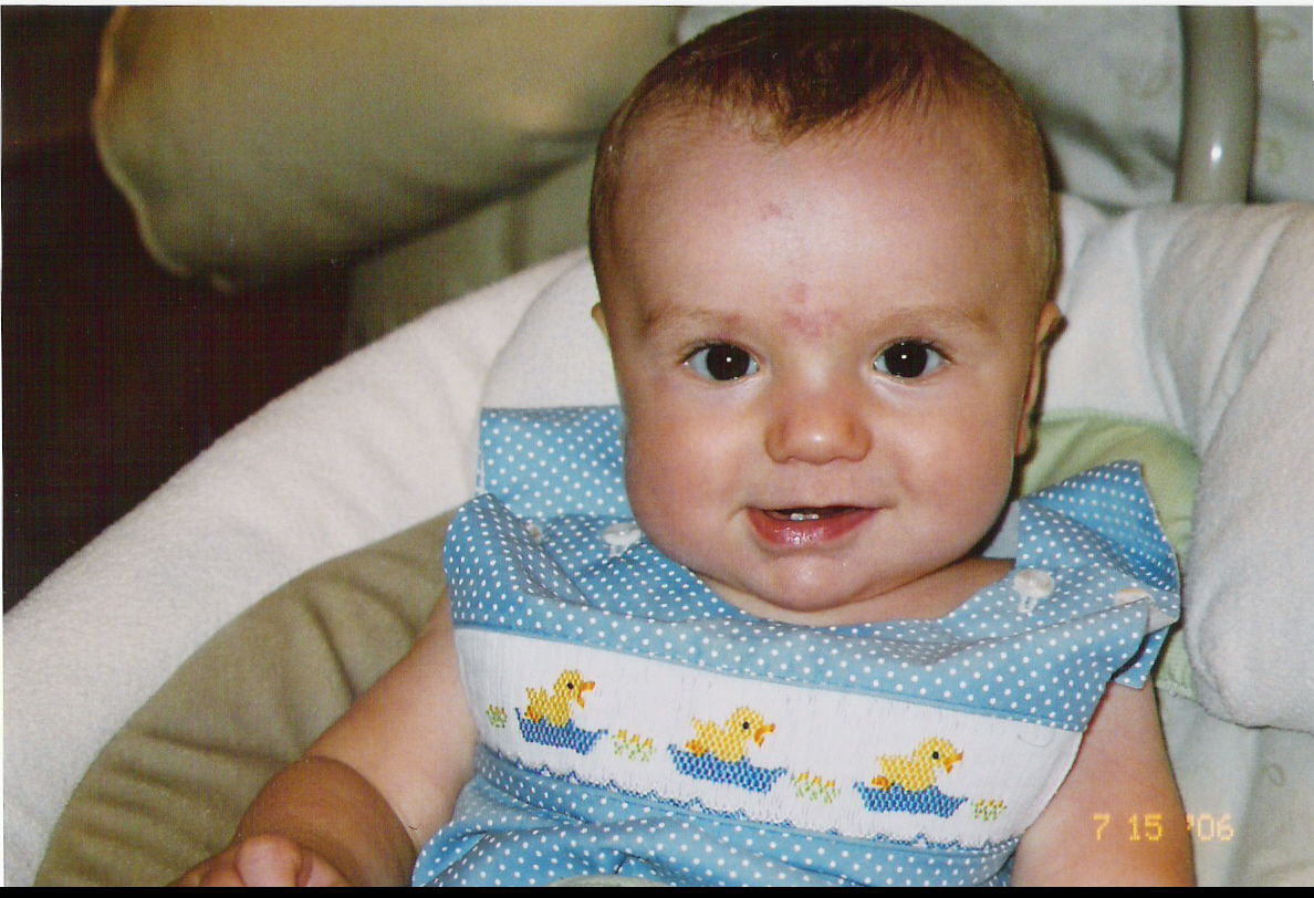 Baby Van in his duckie outfit