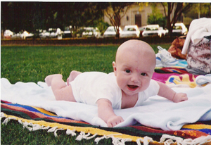 Baby Van at his first picnic
