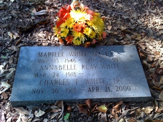 my mother's headstone