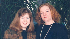 Mom and me in 1994